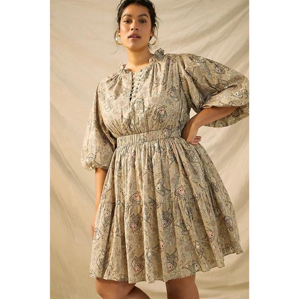 Anthropologie Celeste Mini Dress NWT SZ 18W - Picture 1 of 7